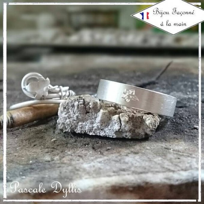 DUO Bague Ivy / Anneau Eweel pour Stéphanie