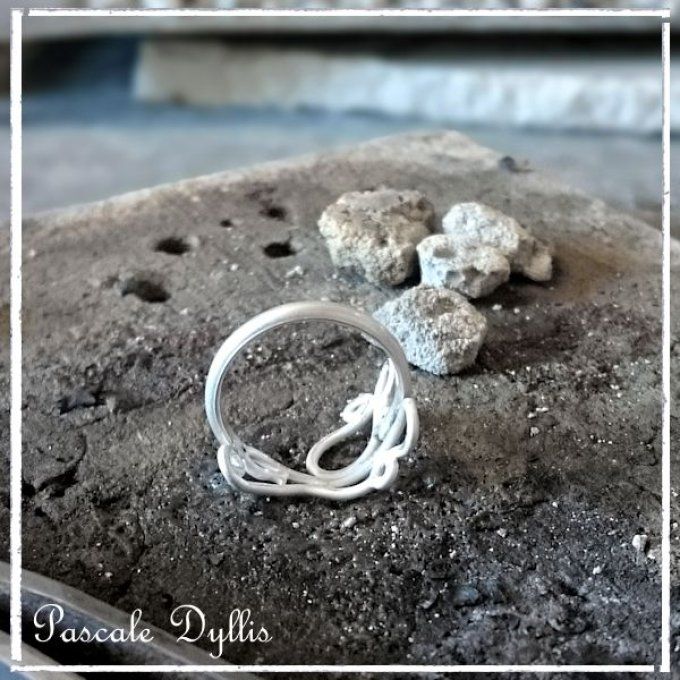 Bague féerique deux étoiles Argent massif 925 rhodié - Lovely Stars