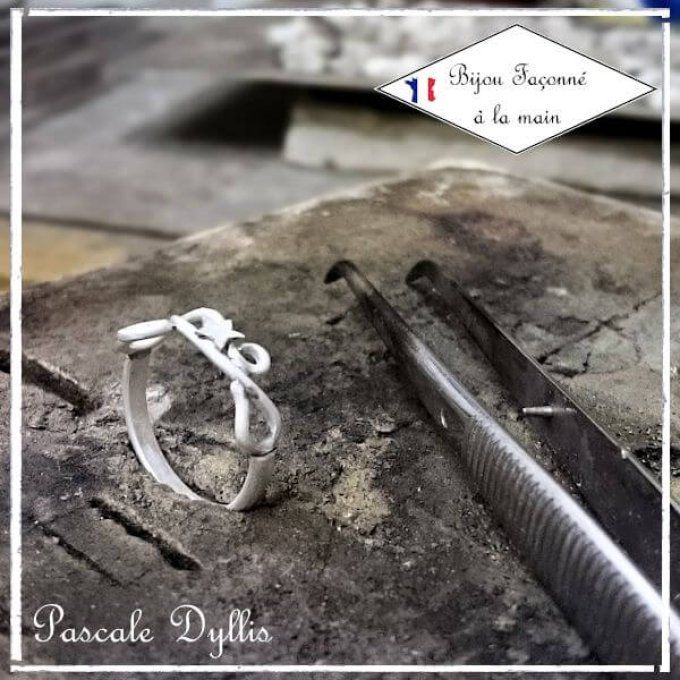 Bague fine une petite étoile Argent massif 925 - Bague LITTLE STAR